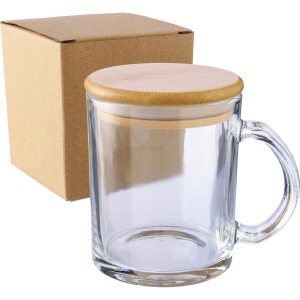 Mug en verre recyclé et bambou de 300 ml Ashley 7