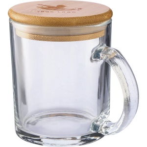 Mug en verre recyclé et bambou de 300 ml Ashley 8