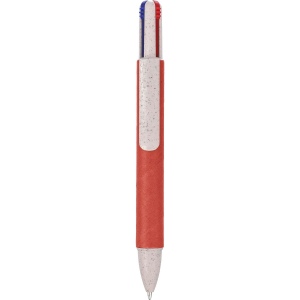 Stylo à bille 4 mines en carton recyclé Deborah 4