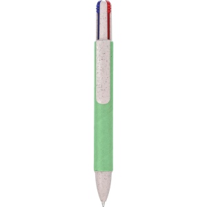 Stylo à bille 4 mines en carton recyclé Deborah 3