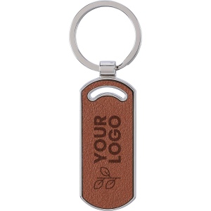 Porte-clé en cuir recyclé Jill 5