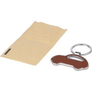 Porte-clé en cuir recyclé Joan 5