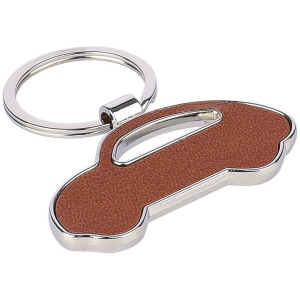 Porte-clé en cuir recyclé Joan 6