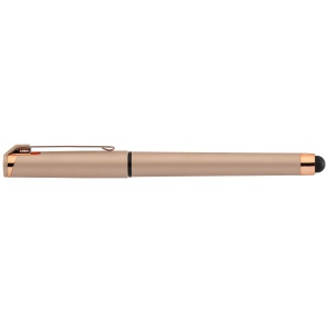 Islander Softy Rose Gold Designer Stylo à gel métallique avec stylet (+Sérigraphie) 7