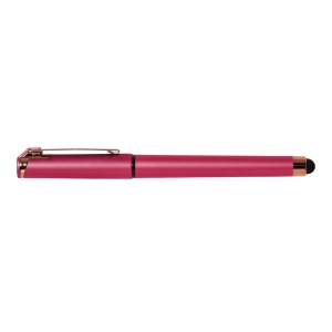 Islander Softy Rose Gold Designer Stylo à gel métallique avec stylet (+Sérigraphie) 11