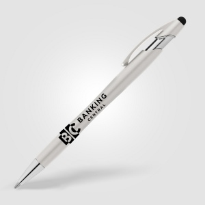 Stylo recyclé La Jolla avec stylet + encre anti-fraude (+Sérigraphie) 22