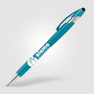 Stylo recyclé La Jolla avec stylet + encre anti-fraude (+Sérigraphie) 24