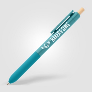 Stylo à clip sensoriel en plastique recyclé Echo (+Sérigraphie) 18