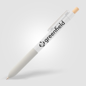 Stylo à clip sensoriel en plastique recyclé Echo (+Sérigraphie) 19