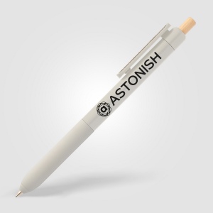 Stylo à clip sensoriel en plastique recyclé Echo (+Sérigraphie) 15