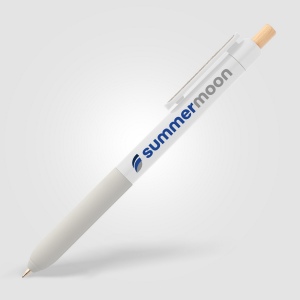 Stylo à clip sensoriel en plastique recyclé Echo (+Sérigraphie) 6