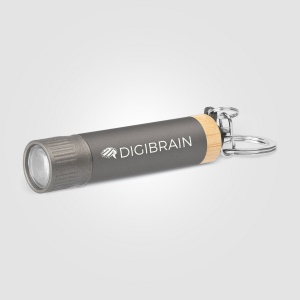 Lampe de poche porte-clés Reborn en aluminium recyclé (+Laser) 9