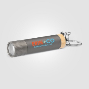 Lampe de poche porte-clés Reborn en aluminium recyclé (+Laser) 3