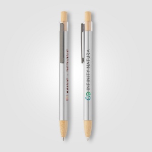 Stylo Nova en acier inoxydable recyclé (+4 Colour Inkjet)