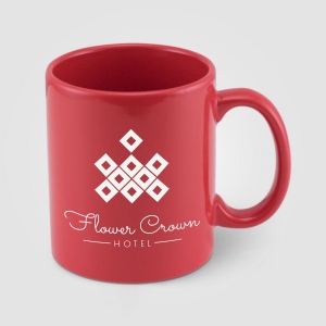 Seattle Classic -  355 ml Tasse en céramique colorée (+Sérigraphie) 4