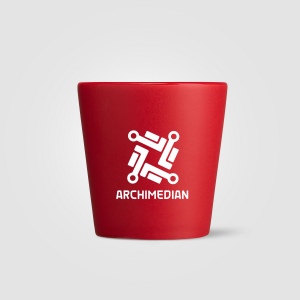 Trieste - Tasse en céramique mate de 180 ml (+Sérigraphie) 6
