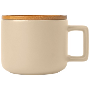 Café Virtuoso - 355 ml Tasse en céramique avec couvercle en bambou (+Sérigraphie) 7