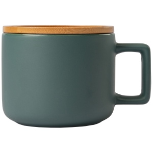Café Virtuoso - 355 ml Tasse en céramique avec couvercle en bambou (+Sérigraphie) 8