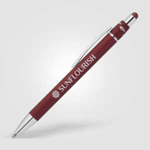 Orbit Spinner Stylo en métal chromé avec stylet (+Laser) 17
