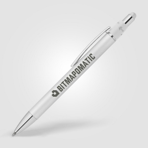 Orbit Spinner Stylo en métal chromé avec stylet (+Laser) 19