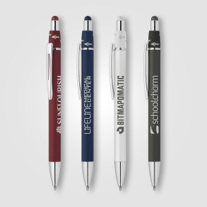 Orbit Spinner Stylo en métal chromé avec stylet (+Laser) 20