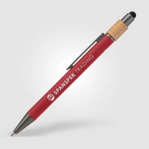 Reborn Spinner Stylo en aluminium recyclé avec stylet - breveté (+Laser) 22