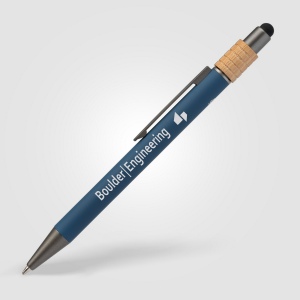 Reborn Spinner Stylo en aluminium recyclé avec stylet - breveté (+Laser) 23