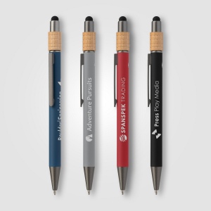 Reborn Spinner Stylo en aluminium recyclé avec stylet - breveté (+Laser) 26