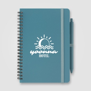 Höga Repreve® Bloc-notes à spirale - A5 (+Sérigraphie) 14