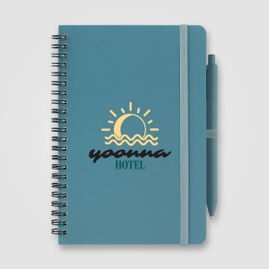 Höga Repreve® Bloc-notes à spirale - A5 (+Sérigraphie) 5