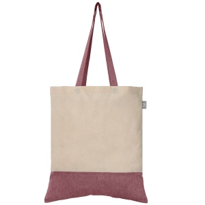 Quebec - Sac fourre-tout en coton recyclé bicolore 140 gsm (+Sérigraphie) 10