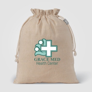 Sac cadeau en coton recyclé de 110 gsm (moyen) (+Sérigraphie) 4