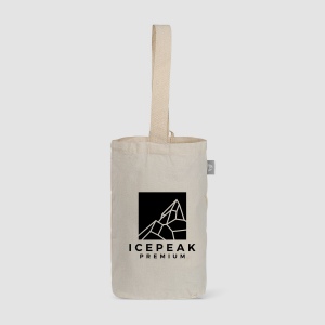 Sac à vin en coton recyclé de 225 gsm (+Sérigraphie)
