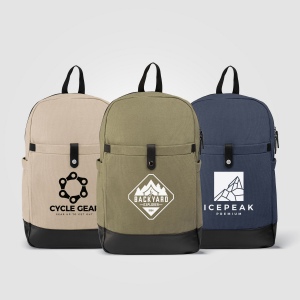 Odyssey Pack - Sac à dos en toile de coton recyclée (+Sérigraphie)