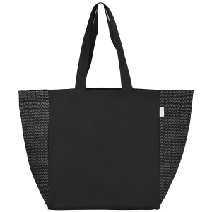 Sac Toronto fourre-tout en coton recyclé à motif chevron - 225 gsm (+Sérigraphie) 5