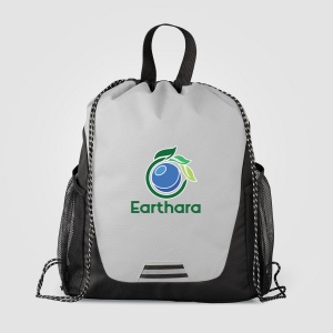 Sac Jotun  à cordon avec poches en polyester recyclé - 10 L (+Sérigraphie) 10
