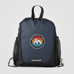 Sac Jotun  à cordon avec poches en polyester recyclé - 10 L (+Sérigraphie) 13