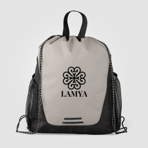 Sac Jotun  à cordon avec poches en polyester recyclé - 10 L (+Sérigraphie) 4