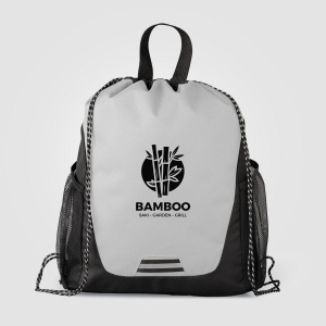 Sac Jotun  à cordon avec poches en polyester recyclé - 10 L (+Sérigraphie)