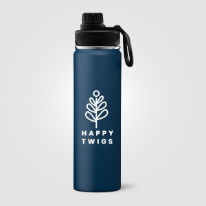 Alaska - 710 ml Bouteille d’eau en acier inoxydable à double paroi (+Sérigraphie) 17