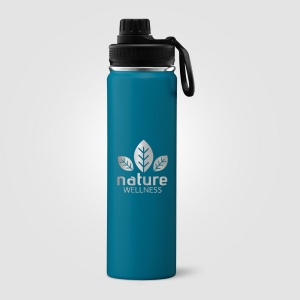 Alaska - 710 ml Bouteille d’eau en acier inoxydable à double paroi (+Sérigraphie) 21