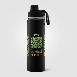 Alaska - 710 ml Bouteille d’eau en acier inoxydable à double paroi (+Sérigraphie)