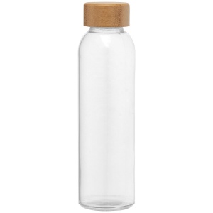 Alpine - 500 ml Bouteille en verre avec couvercle en bambou (+Sérigraphie) 5