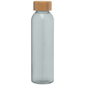 Alpine - 500 ml Bouteille en verre avec couvercle en bambou (+Sérigraphie) 7
