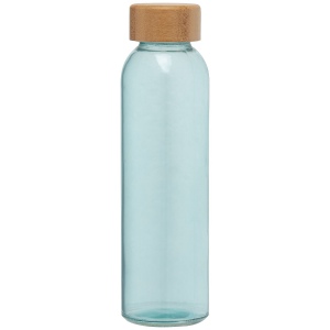 Alpine - 500 ml Bouteille en verre avec couvercle en bambou (+Sérigraphie) 11