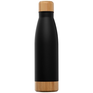 Ibiza Bamboo - 650 ml Bouteille en acier inoxydable à double paroi (+Sérigraphie) 6