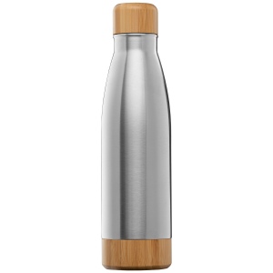 Ibiza Bamboo - 650 ml Bouteille en acier inoxydable à double paroi (+Sérigraphie) 7