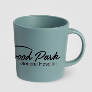 Madison - Mug en céramique matte glacée 355 ml (+Sérigraphie) 4