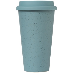 Equator - 265 ml Tumbler en céramique à double paroi avec couvercle en silicone (+Sérigraphie) 7