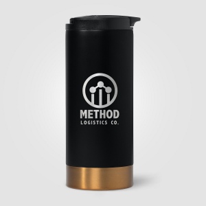 Astrid - 385 ml Tumbler en acier inoxydable à double paroi (+Sérigraphie)